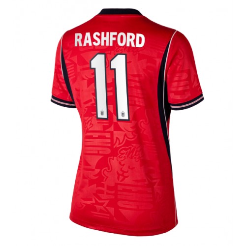 Dres Engleska Marcus Rashford #11 Gostujuci za Žensko SP 2026 Kratak Rukav